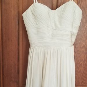 Aidan Mattox Strapless Chifon Dress
